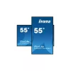 iiyama Prolite IPS 24/7 55", 3840x2160,16:9, 500cd/m2, 8ms,1200:1, HDMIx3/VGA/USB/RS232C/RJ45/IR LH5541UHS-B2