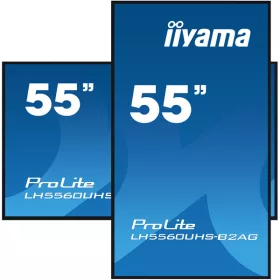   IIYAMA ProLite LFD, VA, 24/7, 54,6", 3840x2160, 16:9, 500 cd/m˛, 6.5ms, 4000:1, HDMIx3/2xUSB/RS-232C/RJ45/IR,