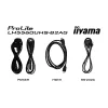 IIYAMA ProLite LFD, VA, 24/7, 54,6", 3840x2160, 16:9, 500 cd/m˛, 6.5ms, 4000:1, HDMIx3/2xUSB/RS-232C/RJ45/IR,