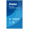 IIYAMA ProLite LFD, VA, 24/7, 54,6", 3840x2160, 16:9, 500 cd/m˛, 6.5ms, 5000:1, HDMIx2/USB/RS-232C/RJ45/IR