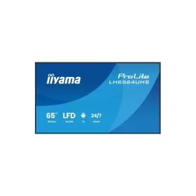   iiyama Prolite LFD 24/7 65" LH6564UHS-B1AG, 3840x2160, 16:9, 500cd/m2, 6,5ms,5000:1, HDMIx2/USB-C/USBx2/RS232C/RJ45/IR