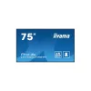 iiyama Prolite IPS 24/7 74,5", 3840x2160,16:9, 800cd/m2, 8ms,1200:1, HDMIx2/DP/USBx2/RS232C/RJ45 LH7565UHSB-B1