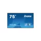 iiyama Prolite IPS 24/7 74,5", 3840x2160,16:9, 800cd/m2, 8ms,1200:1, HDMIx2/DP/USBx2/RS232C/RJ45 LH7565UHSB-B1