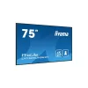 iiyama Prolite IPS 24/7 74,5", 3840x2160,16:9, 800cd/m2, 8ms,1200:1, HDMIx2/DP/USBx2/RS232C/RJ45 LH7565UHSB-B1