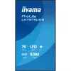 IIYAMA ProLite LFD, IPS, 24/7, 75", 3840x2160, 16:9, 500 cd/m˛, 8ms, 1200:1, HDMIx3/DisplayPort/USB/RS-232C/RJ45/IR