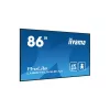 iiyama Prolite IPS 24/7 85,6", 3840x2160,16:9, 500cd/m2, 8ms,1400:1, HDMIx3/DPx2/USBx2/RS232C/RJ45/IR LH8675UHS-B1AG