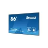 iiyama Prolite IPS 24/7 85,6", 3840x2160,16:9, 500cd/m2, 8ms,1400:1, HDMIx3/DPx2/USBx2/RS232C/RJ45/IR LH8675UHS-B1AG