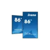 iiyama Prolite IPS 24/7 85,6", 3840x2160,16:9, 500cd/m2, 8ms,1400:1, HDMIx3/DPx2/USBx2/RS232C/RJ45/IR LH8675UHS-B1AG