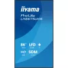 IIYAMA ProLite LFD, IPS, 24/7, 86", 3840x2160, 16:9, 500 cd/m˛, 8ms, 1400:1, HDMIx3/DisplayPort/USB/RS-232C/RJ45/IR,