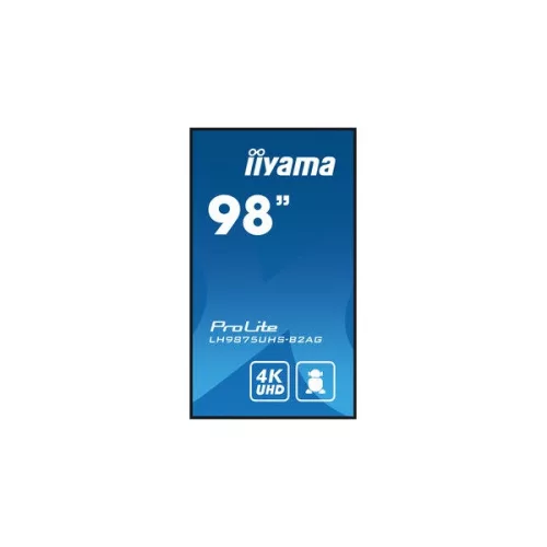iiyama Prolite IPS 24/7 97,5", 3840x2160,16:9, 500cd/m2, 8ms,1200:1, HDMIx3/VGA/DVI/DPx2/USBx2/RS232C/RJ45/IR