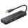 Promate USB Hub - LINKHUB C (USB-C 5in1 HUB, 1x4K HDMI, 2xUSB 3.0, SD,mSD, fekete)