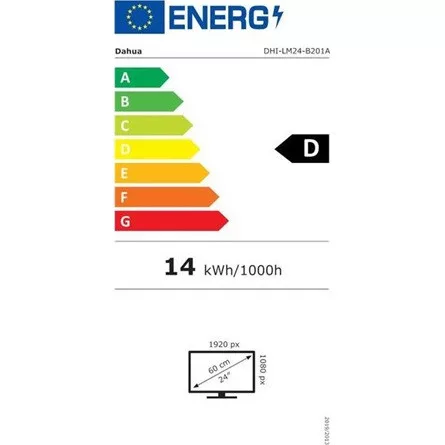 Dahua Monitor 24" - LM24-B201A (IPS; 16:9; 1920x1080; 5ms; 100Hz; 250cd; DP; HDMI; Dsub; Pivot)