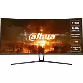   Dahua Monitor 34" Gaming - LM34-E330C (VA; 21:9; 3440x1440; 1ms; 165Hz; 350cd; HDMIx2; DPx2; Ívelt)