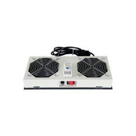   Lande Ventilátor egység Fali rack szekrényhez 2 ventilátor Termosztáttal