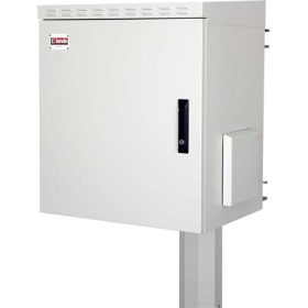   Lande SAFEbox 600x600 16U 19" kültéri fali rack szekrény szürke IP55