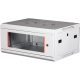 Lande PROlineB 600x450 lapraszerelt 4U 19" fali rack szekrény szürke