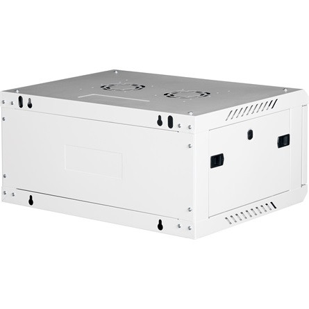 Lande PROlineB 600x450 lapraszerelt 4U 19" fali rack szekrény szürke