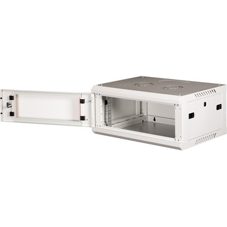 Lande PROlineB 600x450 lapraszerelt 4U 19" fali rack szekrény szürke