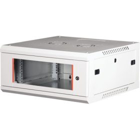   Lande PROlineB 600x600 lapraszerelt 4U 19" fali rack szekrény szürke