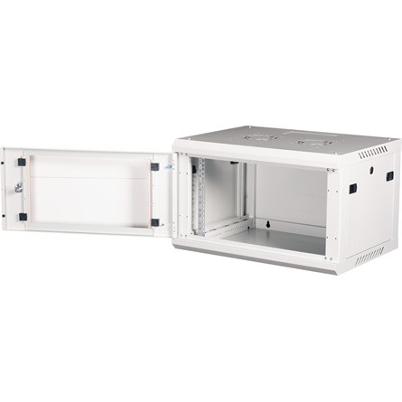 Lande PROlineB 600x450 lapraszerelt 6U 19" fali rack szekrény szürke