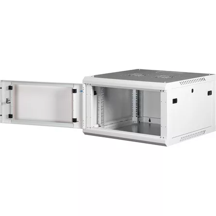 Lande PROlineB 600x600 lapraszerelt 6U 19" fali rack szekrény szürke