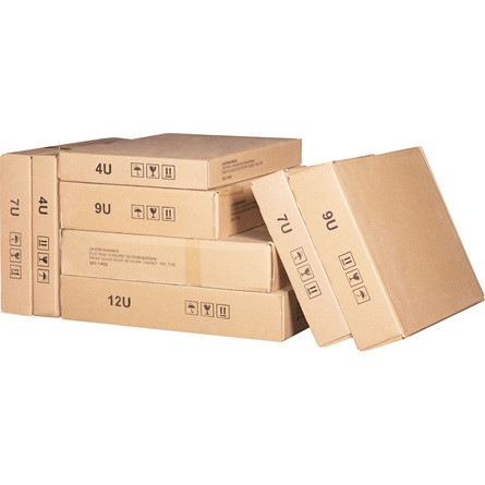 Lande PROlineB 600x450 lapraszerelt 9U 19" fali rack szekrény fekete