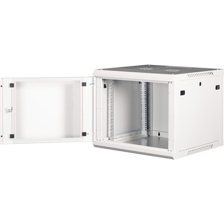 Lande PROlineB 600x600 lapraszerelt 9U 19" fali rack szekrény szürke