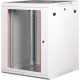 Lande PROlineB 600x600 lapraszerelt 15U 19" fali rack szekrény szürke