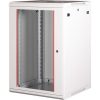 Lande PROlineB 600x600 lapraszerelt 18U 19" fali rack szekrény szürke