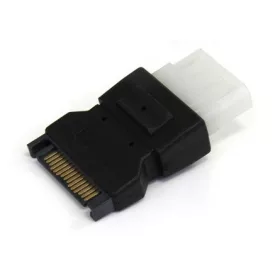   StarTech SATA Power 15pin -> Molex Power 4pin M/F adapter fekete