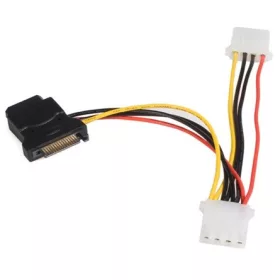   StarTech SATA Power 15pin -> 3db Molex Power 4pin M/F adapter 0.15m