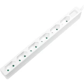 LogiLink Socket outlet 6-way, slim, 1.5m, white