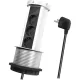 LogiLink LPS235A 3db villásdugó CEE 7/3 elosztó 1.8m fekete-fehér