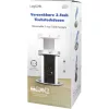 LogiLink LPS235A 3db villásdugó CEE 7/3 elosztó 1.8m fekete-fehér