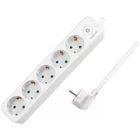   LogiLink LPS246 5db villásdugó CEE 7/3 elosztó 1.5m fehér