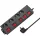 LogiLink LPS251 4db villásdugó CEE 7/3 elosztó 1.5m fekete