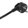 LogiLink LPS251 4db villásdugó CEE 7/3 elosztó 1.5m fekete