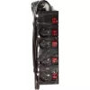 LogiLink LPS251 4db villásdugó CEE 7/3 elosztó 1.5m fekete