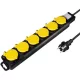 LogiLink LPS256 6db villásdugó CEE 7/3 elosztó 1.5m fekete