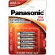 Panasonic LR03PPG/4BP 1,5V AAA/mikro tartós alkáli elem 4db