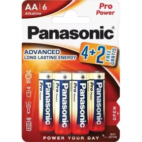   Panasonic LR6PPG/6BP 4+2F 1,5V AA/ceruza tartós alkáli elem 6db