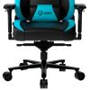 LORGAR Base 311, Gaming chair, PU eco-leather, 1.8 mm metal frame, multiblock mechanism, 4D armrests, 5 Star aluminium base, Class-4 gas lift, 75mm PU casters, Black + blue