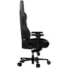 LORGAR Base 311, Gaming chair, PU eco-leather, 1.8 mm metal frame, multiblock mechanism, 4D armrests, 5 Star aluminium base, Class-4 gas lift, 75mm PU casters, Black + grey