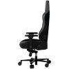 LORGAR Base 311, Gaming chair, PU eco-leather, 1.8 mm metal frame, multiblock mechanism, 4D armrests, 5 Star aluminium base, Class-4 gas lift, 75mm PU casters, Black + grey