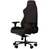 LORGAR Ace 422, Gaming chair, Anti-stain durable fabric, 1.8 mm metal frame, multiblock mechanism, 4D armrests, 5 Star aluminium base, Class-4 gas lift, 75mm PU casters, Black + red