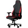 LORGAR Embrace 533, Gaming chair, PU eco-leather, 1.8 mm metal frame, multiblock mechanism, 4D armrests, 5 Star aluminium base, Class-4 gas lift, 75mm PU casters, Black + red