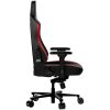 LORGAR Embrace 533, Gaming chair, PU eco-leather, 1.8 mm metal frame, multiblock mechanism, 4D armrests, 5 Star aluminium base, Class-4 gas lift, 75mm PU casters, Black + red