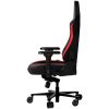 LORGAR Embrace 533, Gaming chair, PU eco-leather, 1.8 mm metal frame, multiblock mechanism, 4D armrests, 5 Star aluminium base, Class-4 gas lift, 75mm PU casters, Black + red