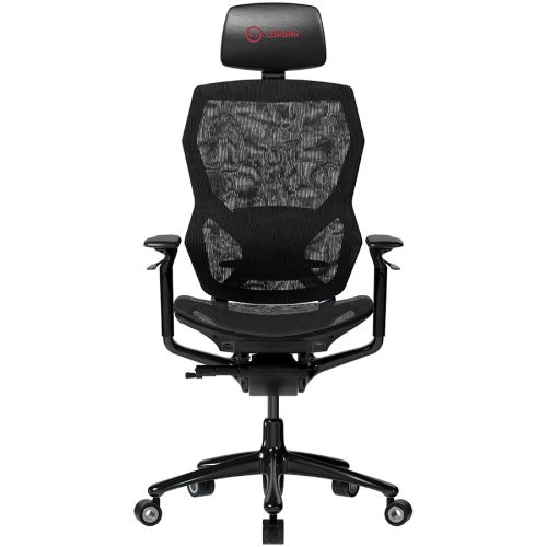 LORGAR Grace 855, Gaming chair, Mesh material, aluminium frame, multiblock mechanism, 3D armrests, 5 Star aluminium base, Class-4 gas lift, 60mm PU casters, Black