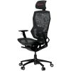 LORGAR Grace 855, Gaming chair, Mesh material, aluminium frame, multiblock mechanism, 3D armrests, 5 Star aluminium base, Class-4 gas lift, 60mm PU casters, Black